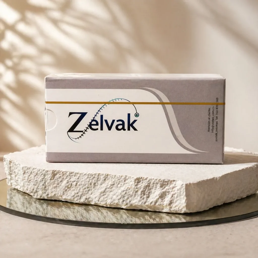 Caja de sutura quirúrgica veterinaria Zelvak gris